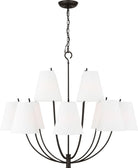 Collection Studio Visual Comfort CC18412AI Marina Suspendu en fer vieilli