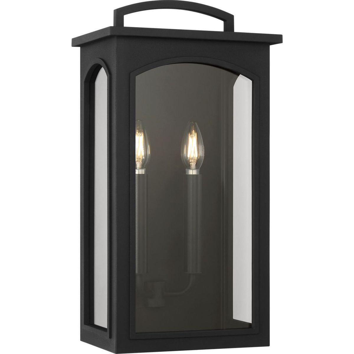 Visual Comfort Studio Collection CO1542TXB Modesto Outdoor Lantern in Textured Black