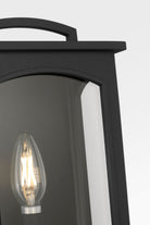 Visual Comfort Studio Collection CO1551TXB Modesto Outdoor Lantern in Textured Black