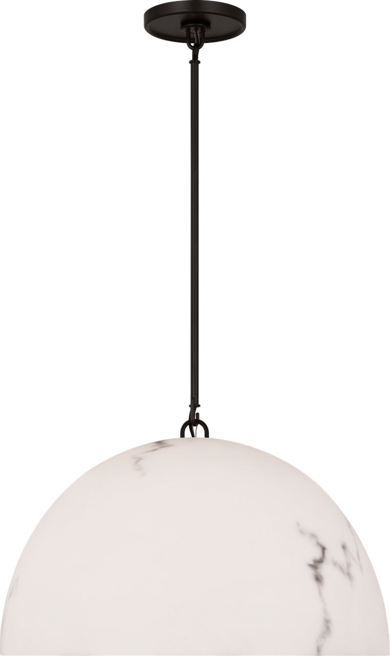 Visual Comfort Studio Collection CP1481AI Savina Pendant in Aged Iron