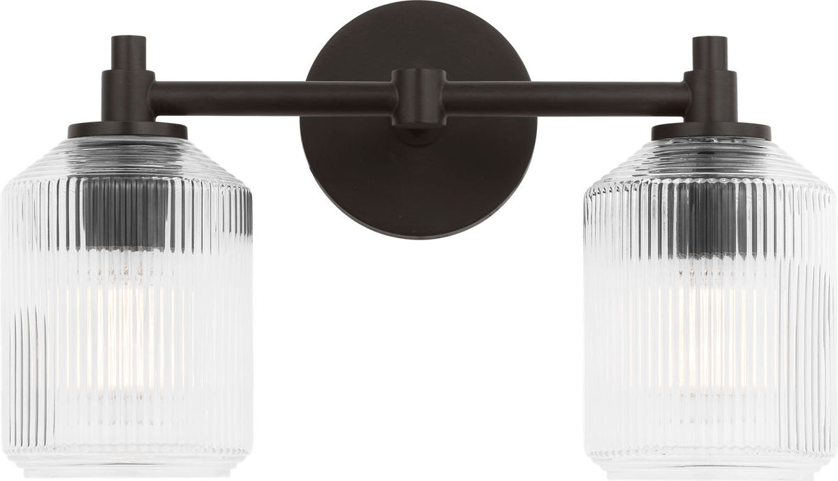 Visual Comfort Studio Collection CV1092AI Barstow Bath in Aged Iron