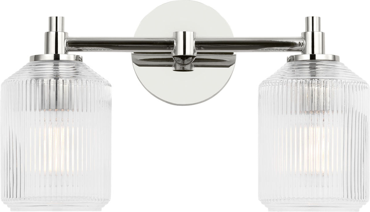 Visual Comfort Studio Collection CV1092PN Barstow Bath in Polished Nickel