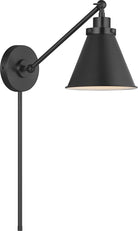 Applique murale Wellfleet CW1121MBK de la collection Visual Comfort Studio, coloris Midnight Black