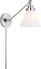 Applique murale Wellfleet CW1121PNMG de la collection Visual Comfort Studio, finition nickel poli