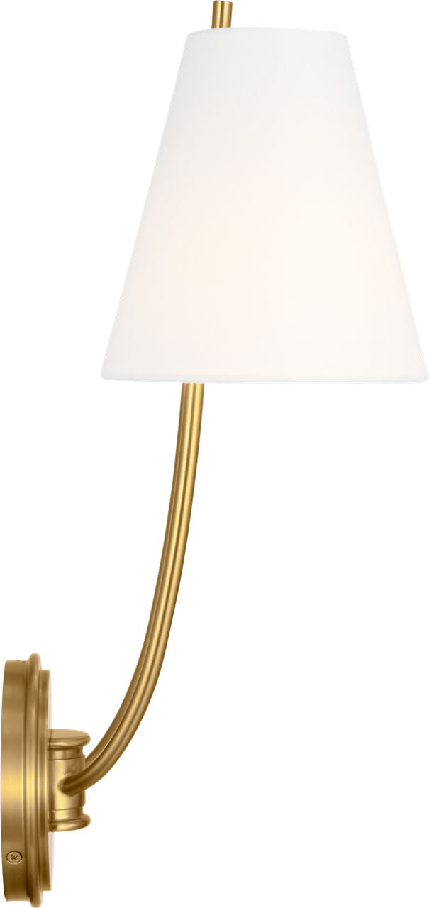 Visual Comfort Studio Collection CW1422BBS Marina Double Sconce in Burnished Brass