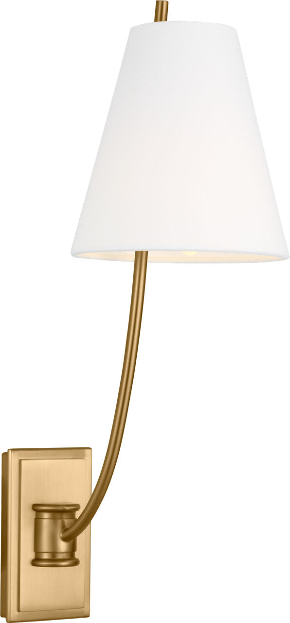 Visual Comfort Studio Collection CW1431BBS Marina Sconce in Burnished Brass