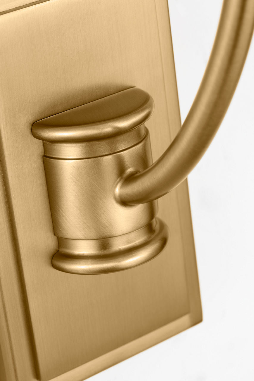 Visual Comfort Studio Collection CW1431BBS Marina Sconce in Burnished Brass