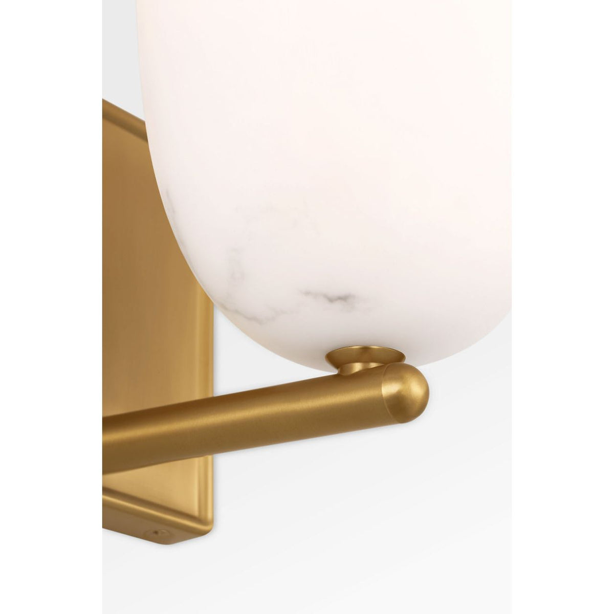 Visual Comfort Studio Collection CW1441BBS Savina Sconce in Burnished Brass