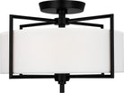 Visual Comfort Studio Collection CF1122AI Perno Semi-Flush Mount in Aged Iron