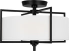 Visual Comfort Studio Collection CF1122AI Perno Semi-Flush Mount in Aged Iron