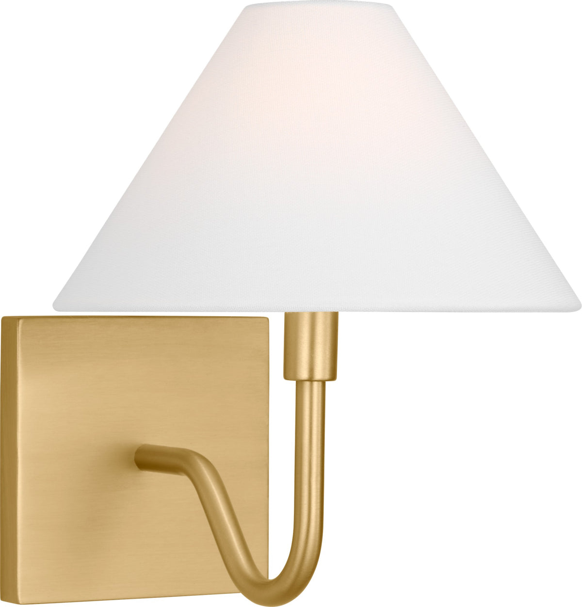 Visual Comfort Studio Collection DJW1081SB Eldon Wall Sconce in Satin Brass