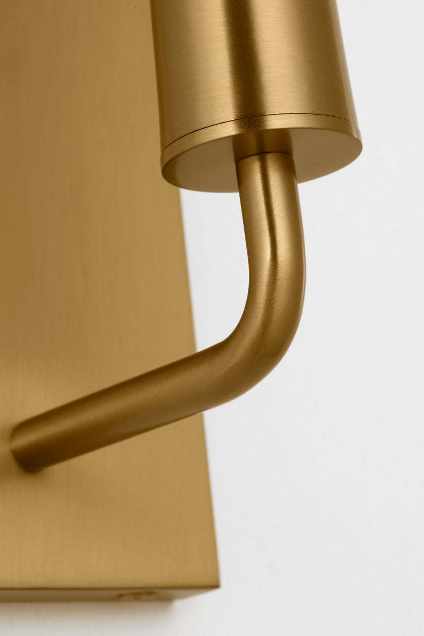 Visual Comfort Studio Collection EW1241BBS Lois Sconce in Burnished Brass