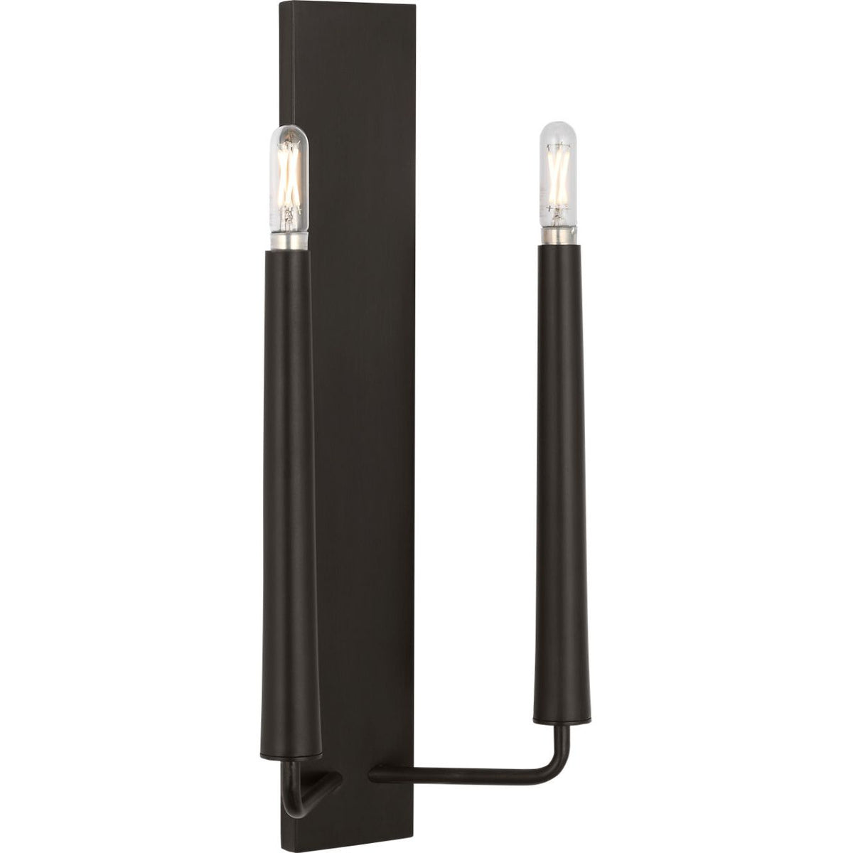 Applique double Lois EW1252AI de la collection Visual Comfort Studio, finition fer vieilli