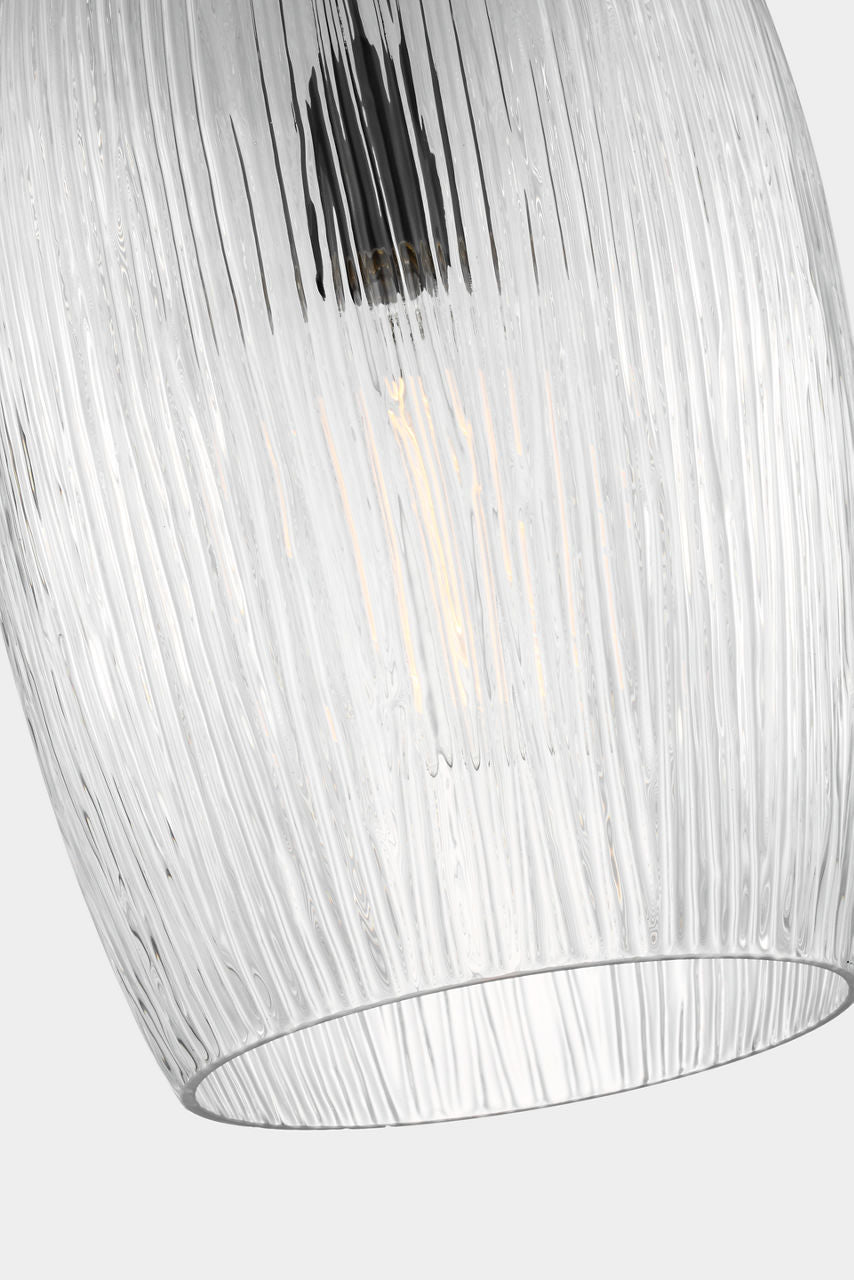 Visual Comfort Studio Collection HP1001AI Serafina Pendant in Aged Iron