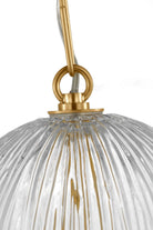 Collection Studio Visual Comfort HP1001BBS Serafina Suspension en laiton bruni