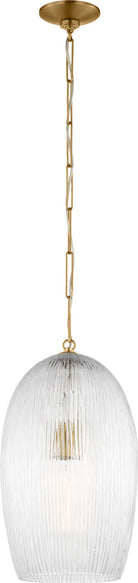Collection Studio Visual Comfort HP1001BBS Serafina Suspension en laiton bruni