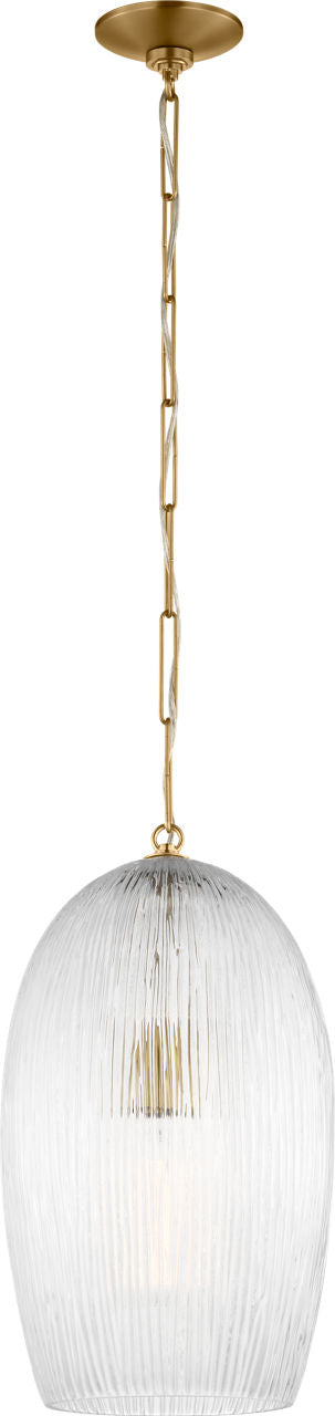 Collection Studio Visual Comfort HP1001BBS Serafina Suspension en laiton bruni