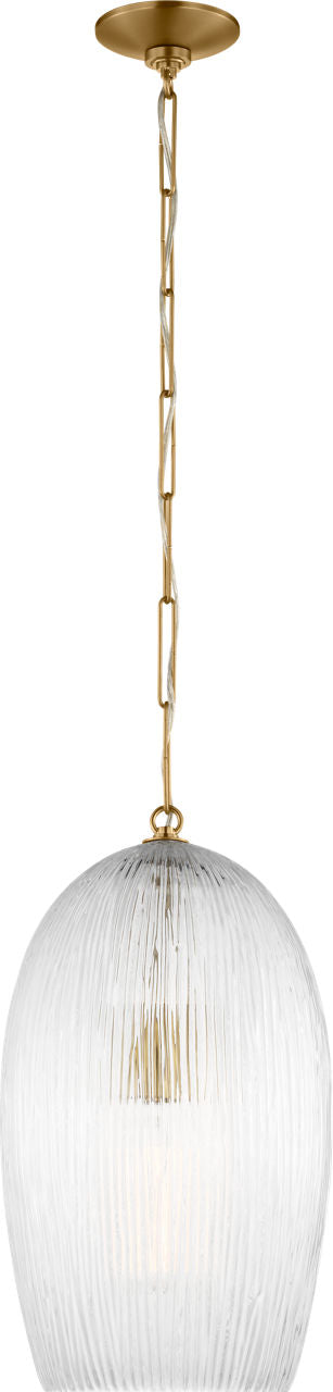Collection Studio Visual Comfort HP1001BBS Serafina Suspension en laiton bruni