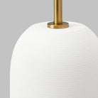 Visual Comfort Studio Collection HT1061MWC1 Fanny Slim Table Lamp in Matte White Ceramic