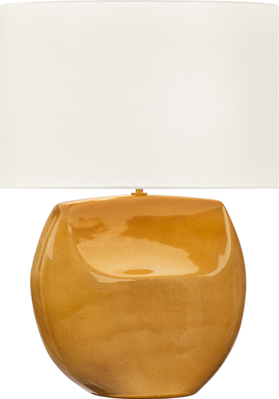 Visual Comfort Studio Collection HT1161CHO Pente Table Lamp in Cracked Honey
