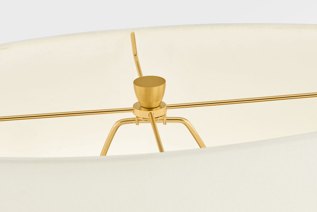 Visual Comfort Studio Collection HT1161CHO Pente Table Lamp in Cracked Honey