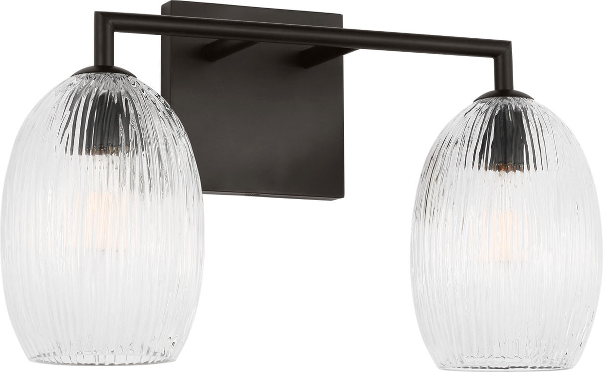 Visual Comfort Studio Collection HV1002AI Serafina Bath in Aged Iron