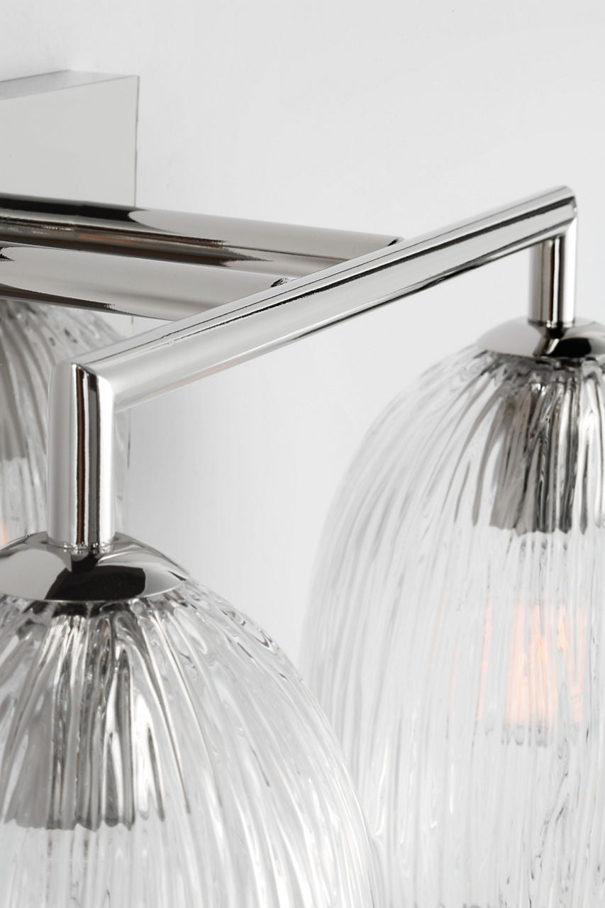 Visual Comfort Studio Collection HV1002PN Serafina Bath in Polished Nickel