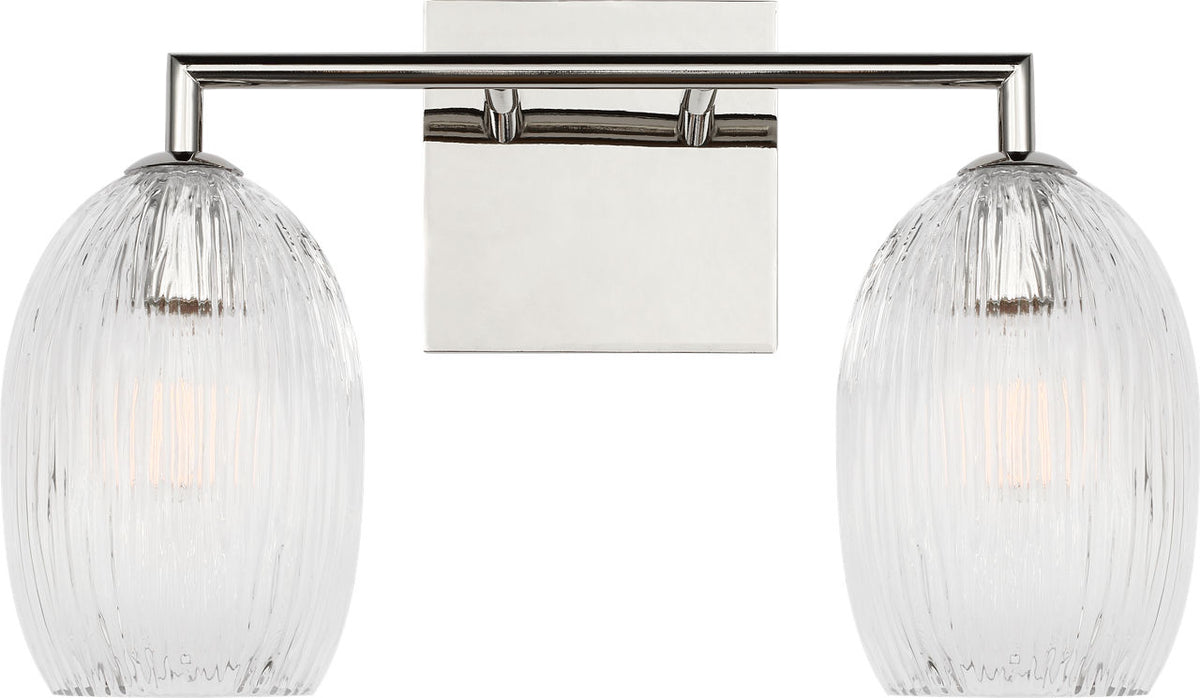 Visual Comfort Studio Collection HV1002PN Serafina Bath in Polished Nickel