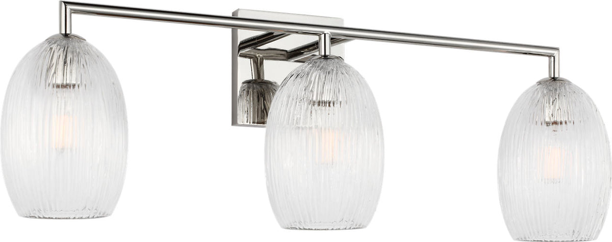 Visual Comfort Studio Collection HV1003PN Serafina Bath in Polished Nickel