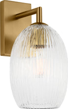 Applique murale Serafina HW1001BBS de la collection Visual Comfort Studio, en laiton bruni