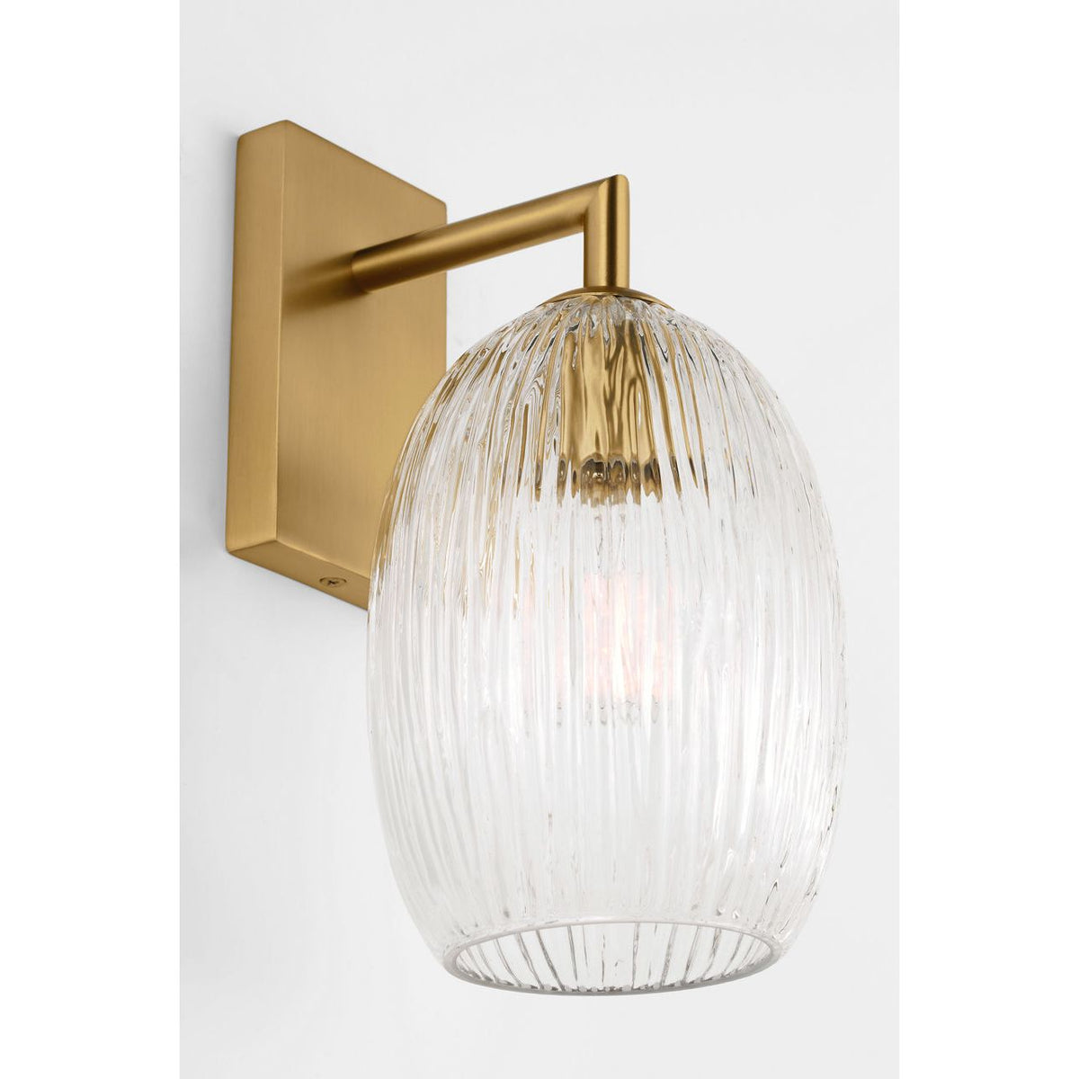 Visual Comfort Studio Collection HW1001BBS Serafina Sconce in Burnished Brass