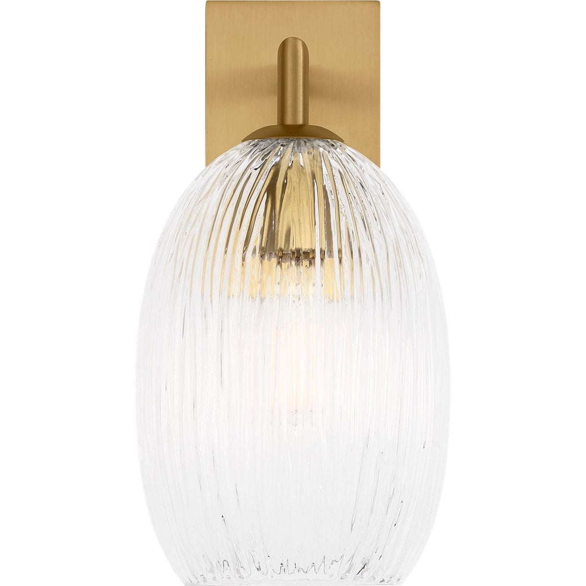 Visual Comfort Studio Collection HW1001BBS Serafina Sconce in Burnished Brass