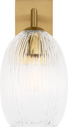Applique murale Serafina HW1001BBS de la collection Visual Comfort Studio, en laiton bruni