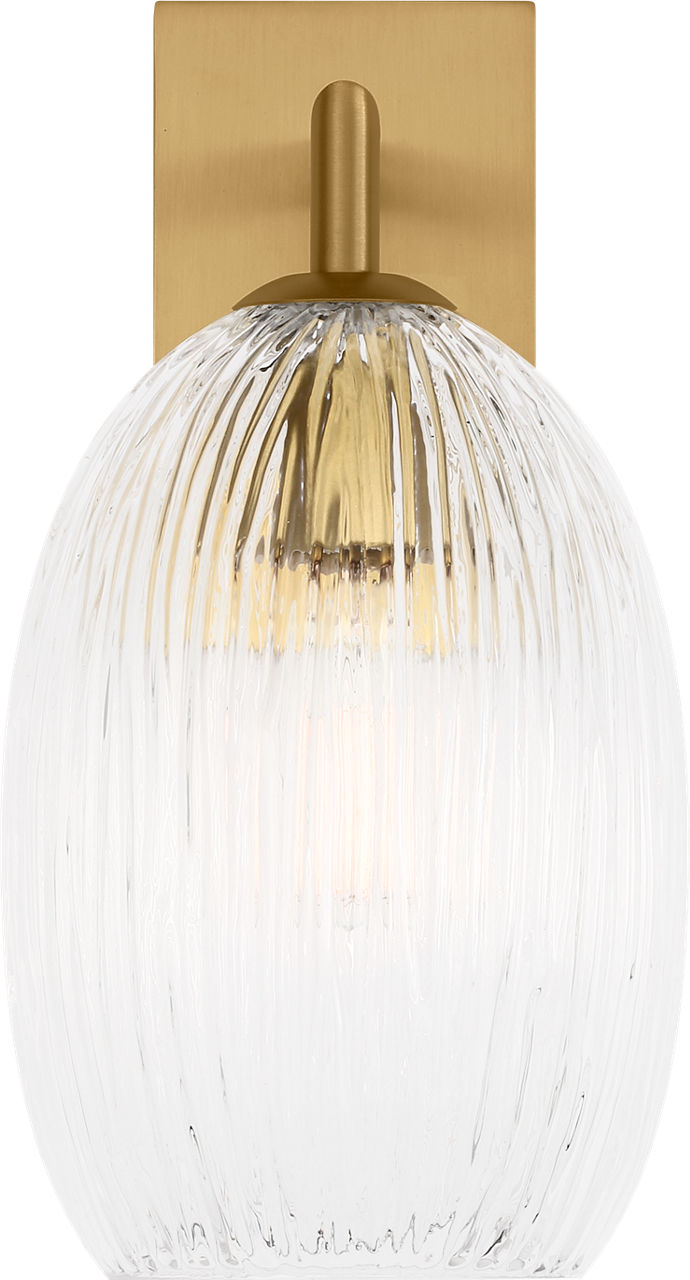Visual Comfort Studio Collection HW1001BBS Serafina Sconce in Burnished Brass