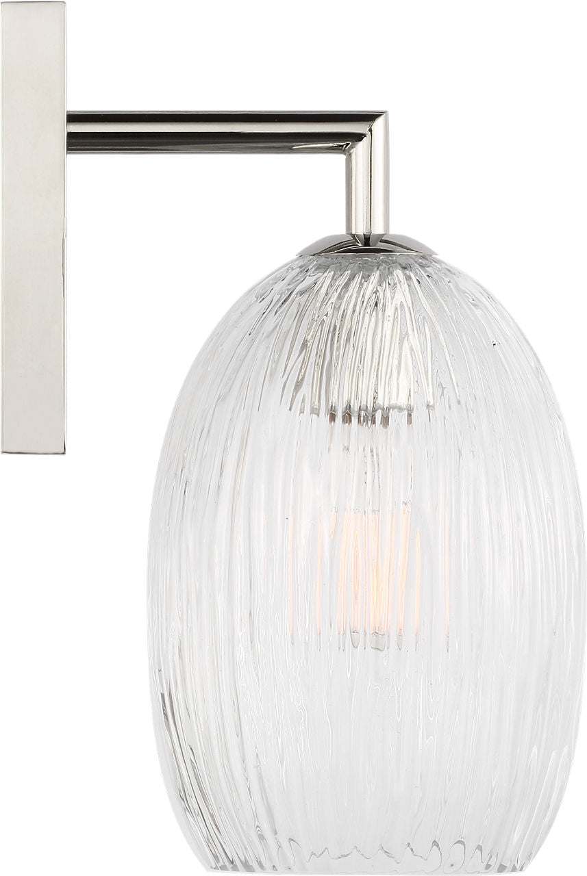 Visual Comfort Studio Collection HW1001PN Serafina Sconce in Polished Nickel