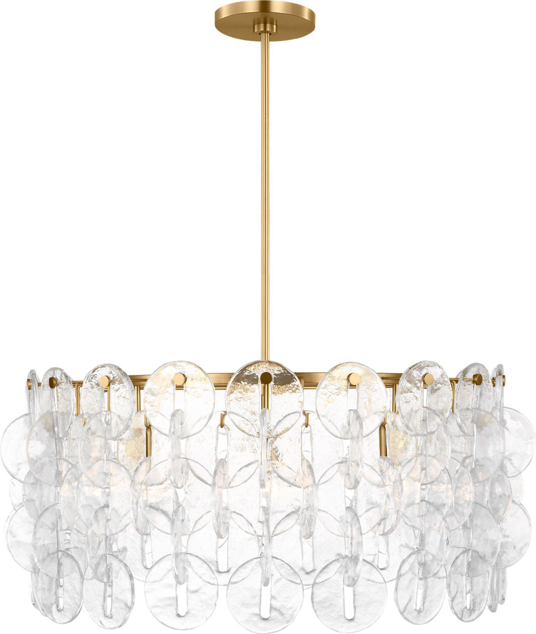 Visual Comfort Studio Collection KSC1158BBS Candace Chandelier in Burnished Brass