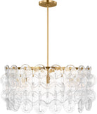 Visual Comfort Studio Collection KSC1158BBS Candace Chandelier in Burnished Brass