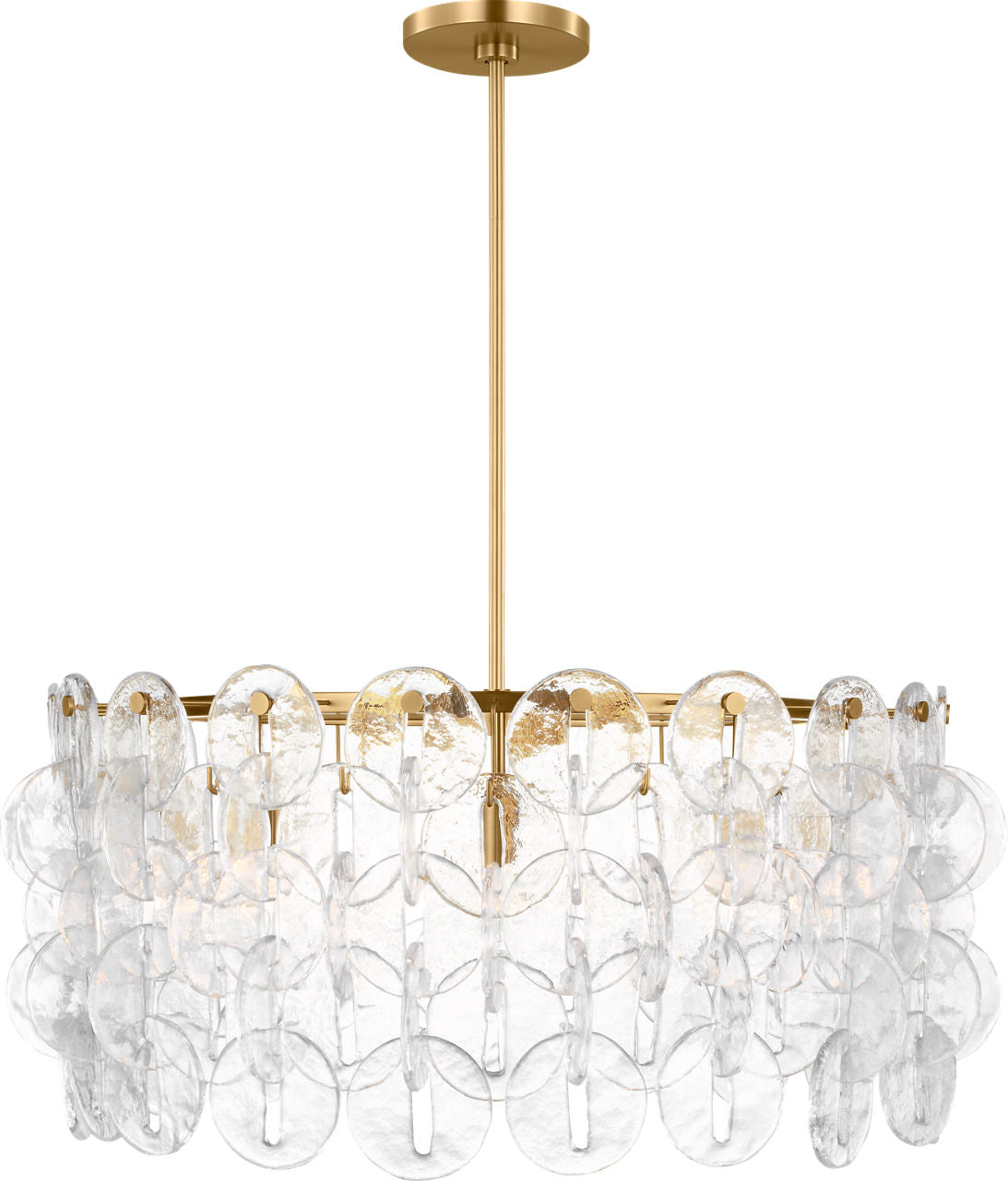 Visual Comfort Studio Collection KSC1158BBS Candace Chandelier in Burnished Brass