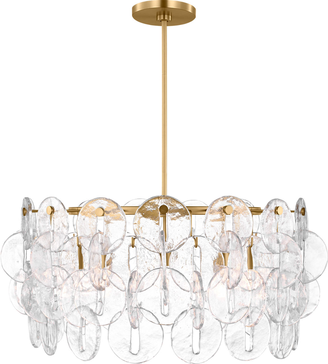 Visual Comfort Studio Collection KSC1165BBS Candace Chandelier in Burnished Brass