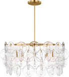 Visual Comfort Studio Collection KSC1165BBS Candace Chandelier in Burnished Brass