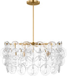 Visual Comfort Studio Collection KSC1165BBS Candace Chandelier in Burnished Brass