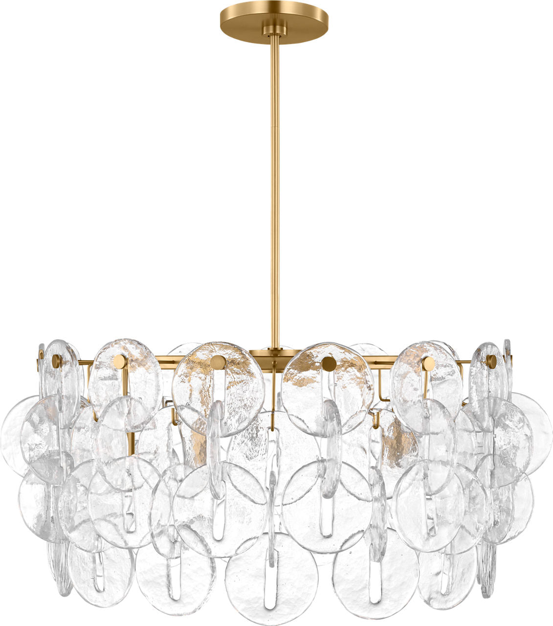 Visual Comfort Studio Collection KSC1165BBS Candace Chandelier in Burnished Brass