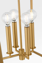 Collection Visual Comfort Studio KSC1174BBS Lanterne Carlyle en laiton bruni