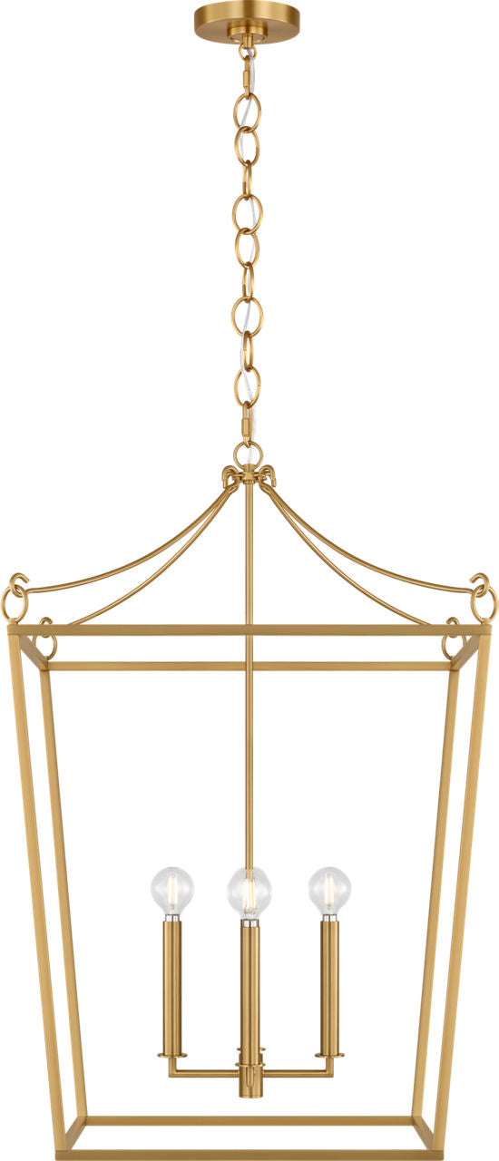 Visual Comfort Studio Collection KSC1194BBS Carlyle Lantern in Burnished Brass