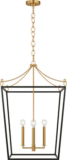 Collection Visual Comfort Studio KSC1194MBK Lanterne Carlyle en noir minuit