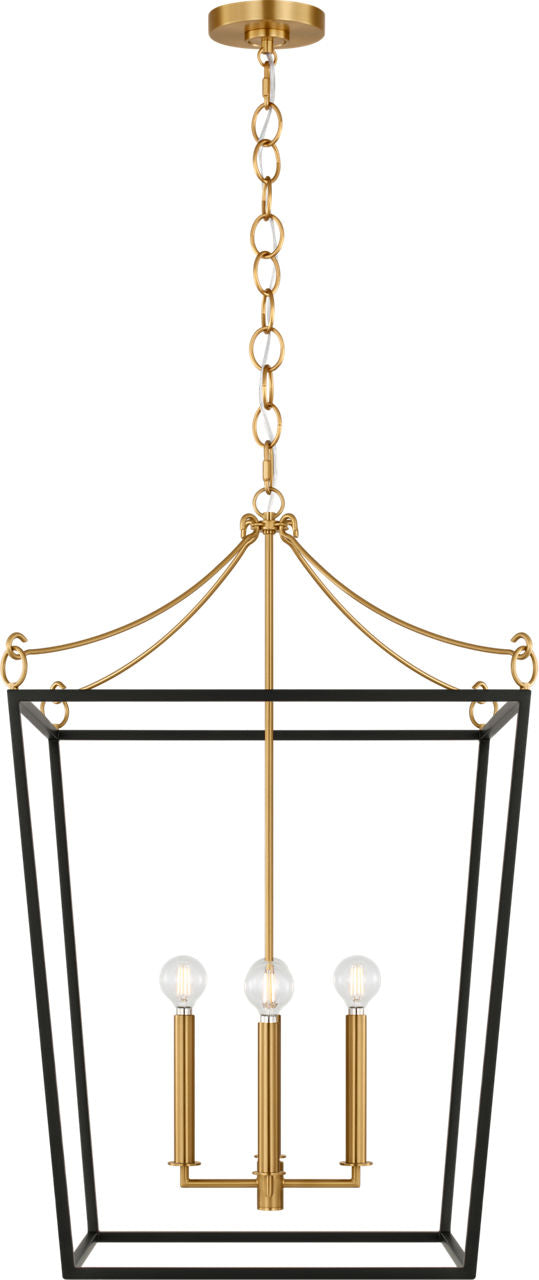 Collection Visual Comfort Studio KSC1194MBK Lanterne Carlyle en noir minuit