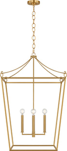 Collection Visual Comfort Studio KSC1204BBS Lanterne Carlyle en laiton bruni