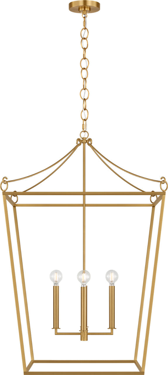 Visual Comfort Studio Collection KSC1204BBS Carlyle Lantern in Burnished Brass