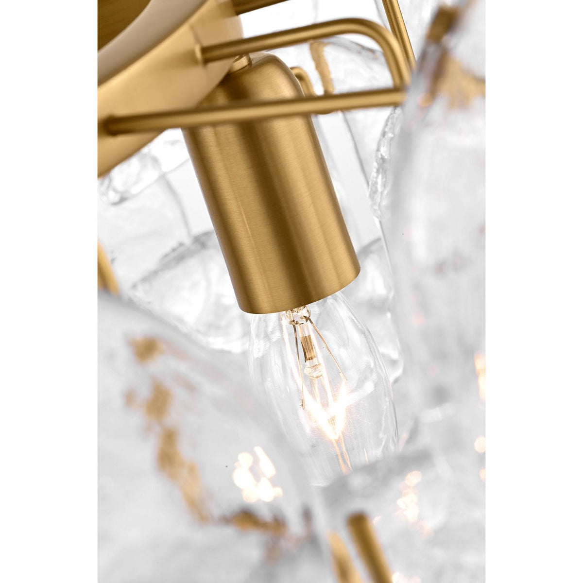 Collection Studio Visual Comfort KSF1113BBS Candace Plafonnier en laiton bruni