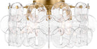 Visual Comfort Studio Collection KSF1113BBS Candace Flush Mount in Burnished Brass